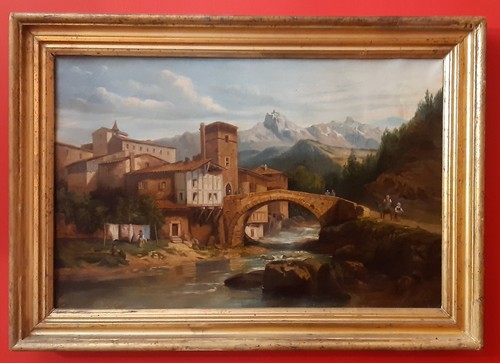 Antico quadro dipinto olio - antico,