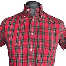 Camicia uomo manica corta BRUTUS TRIMFIT MEDIA 38" petto rosso check