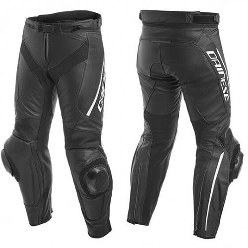 Pantaloni moto pelle - in,