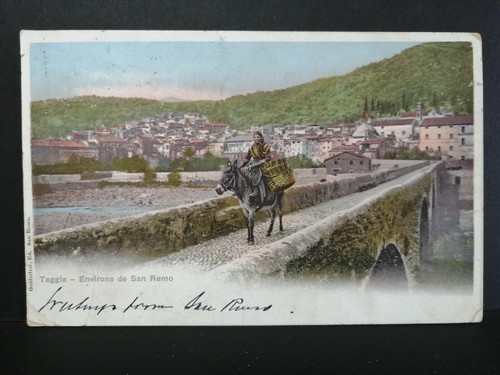 Cartolina taggia environs - taggia, da
