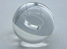 LENTE INGRANDIMENTO DA TAVOLO-A FORMA DI SFERA-CONTENITORE PER MONETA-PLEXIGLASS