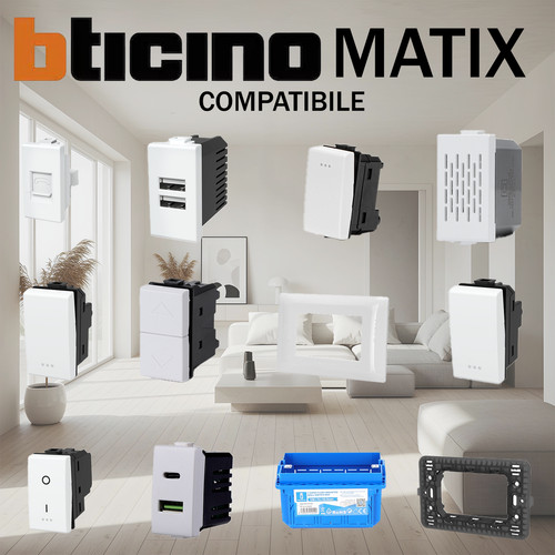 Serie compatibile bticino - serie,