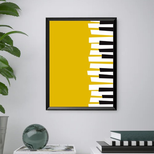 Quadro moderno pianoforte - quadro,