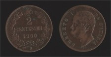 2 CENTESIMI 1900 - UMBERTO I
