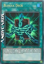 BLOCCA DECK • (Deck Lockdown) • Ultra R • DUOV IT090 • 1Ed • Yugioh! • ANDYCARDS