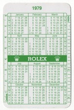 Rolex 1979 1980 green - green, calendar