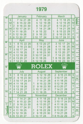 Rolex 1979 1980 green - 1980,