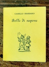 Camillo Sbarbaro BOLLE DI SAPONE - Scheiwiller, Milano 1966