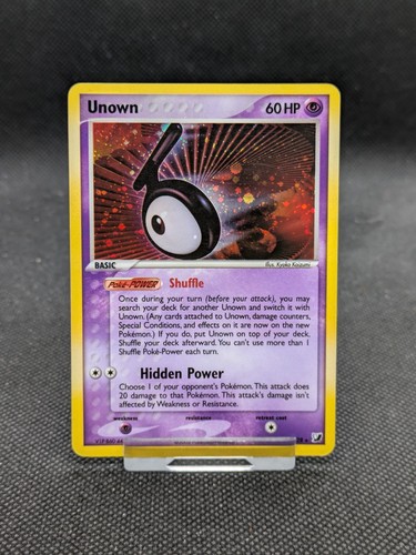 Unown holo rare - 1/28, unseen