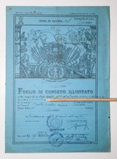 FOGLIO CONGEDO ILLIMITATO