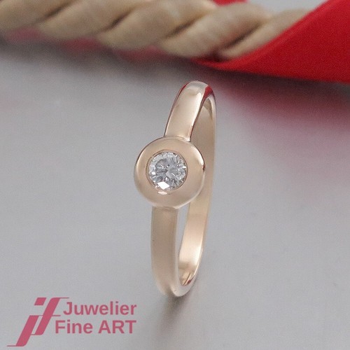 Anello solitario con - , 1