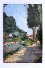 Lorenzo Delleani | Original oil painting on wood board (42x33cm), dated 1892.