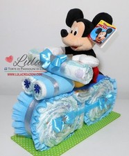 Torta Pannolini Moto Peluche