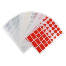  50 Sheets Adesivi Con Codice Colore Bollini Colorati Tondi Forme Fantasiose