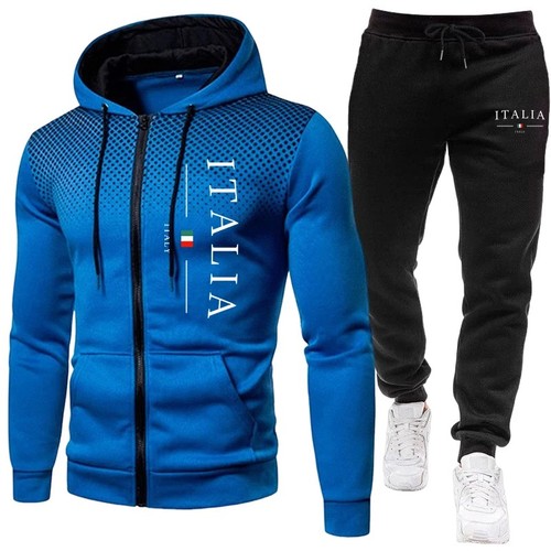 Tuta uomo italia cappuccio - tuta,