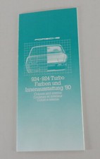 Depliant Porsche 924 / 924