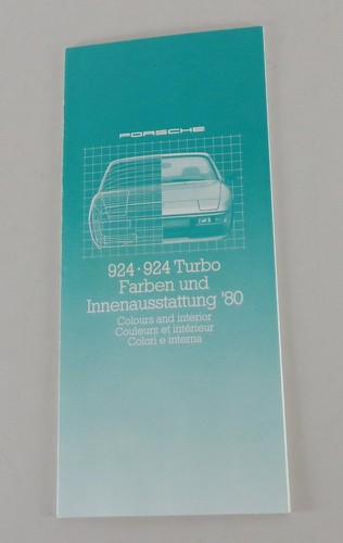 Depliant porsche 924 - depliant,