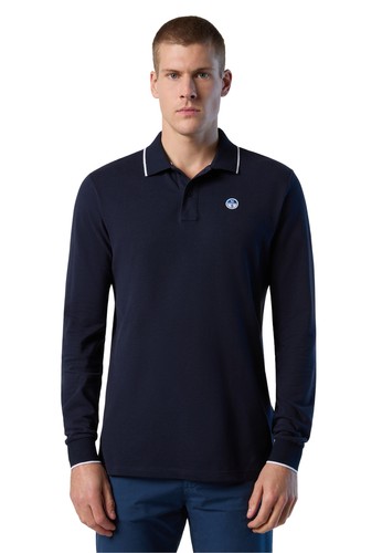 Polo uomo manica lunga cotone - polo,