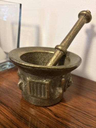 Antico mortaio spezieria - antico, con
