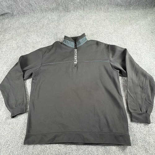 Descente pullover uomo nero - descente, l