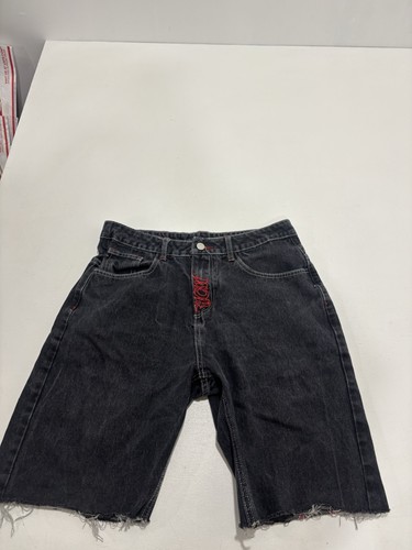 Y2k jeans pantaloncini - y2k, nero