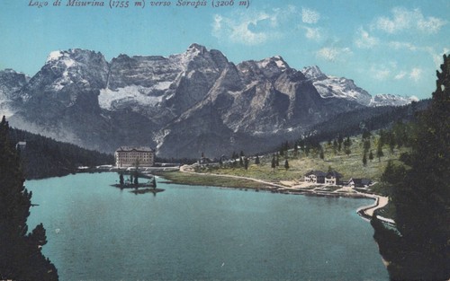 Cartolina lago misurina - di,