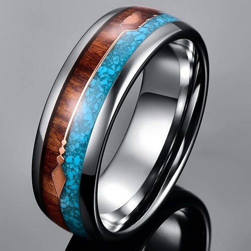 Anello uomo tungsteno - da,