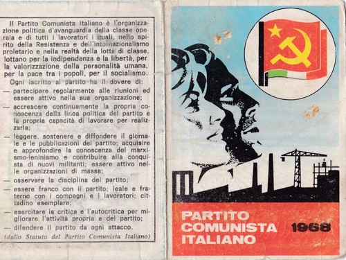 Tessera pci 1968 completa - completa, di