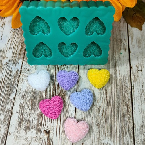 Stampo cuore con rose - con,