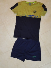 Lotto 1795 abbigliamento bambino pantaloncini blu maglietta 12/13 anni