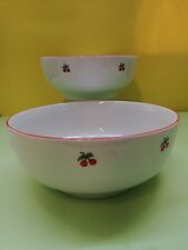 Richard Ginori CILIEGIE CHERRIES 1 CIOTOLA PORCELLANA GRANDE CM. 19,5 VINTAGE 