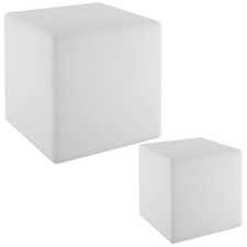 Cubo luminoso da esterno LED telecomando sgabello resistente intemperie