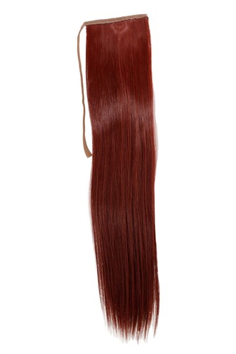 Toupet treccia rosso - rosso, liscio