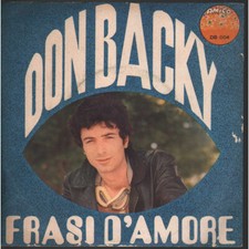 Don Backy Vinile 45 giri 7"