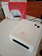 LAMPADA UV 36W PER RICOSTRUZIONE UNGHIE GEL NAIL ART FORNETTO TIMER 120SEC