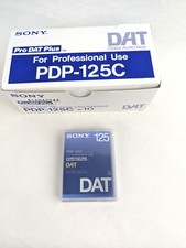 Sony PDP-125C DAT nastro audio digitale, scatola da 10 - nuovo vecchio magazzino, spedizione gratuita