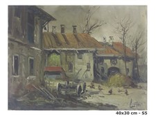 QUADRO AD OLIO FIRMATO PITTORE