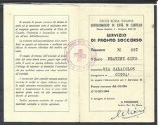 198 TESSERA  CROCE ROSSA