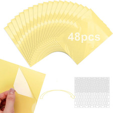 48 Fogli Bifacciale Carta Adesiva Trasparente Fogli Adesivi Trasparenti Puzzle P
