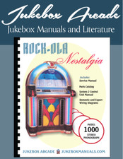 Rock-Ola 1000 Nostalgia Jukebox Manuale di servizio con ricambi e schemi completi