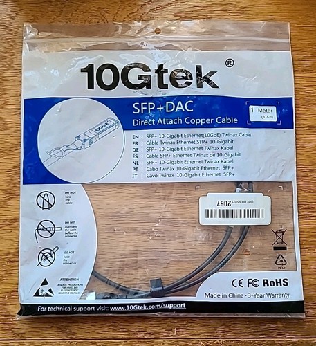 Cavo 10gtek sfp - 10gtek, sfp+dac