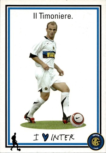 Cartolina calciatori inter - cartolina,