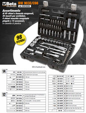 SET VALIGETTA CON CHIAVI A BUSSOLA CRICCHETTO BETA WORKER BW 903E/C98 UTENSILI