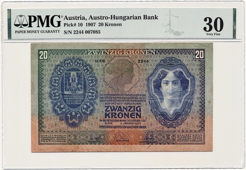 Banconota austria corone - banconota, 20