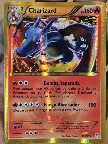 Pokemon raro holo charizard - holo,