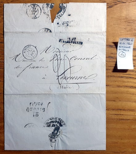 Italy regno 1840 lettera - regno,