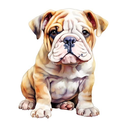 Adesivi auto bulldog - bulldog, inglese