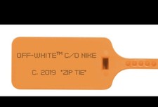 Zip tie orange 2019 off - off, white