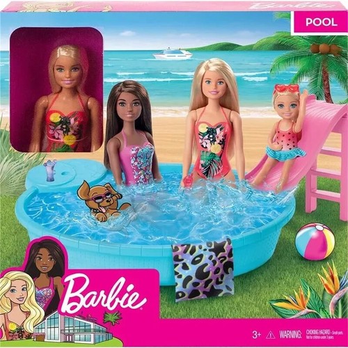 Barbie piscina party - barbie,