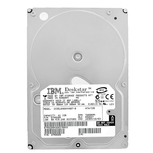 Disco rigido ibm - rigido, gb